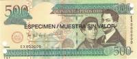 (№2006P-179s.1) Банкнота Доминиканская Республика 2006 год "500 Pesos Oro"