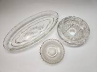 Селедочница Пепельница и Розетка стекло СССР