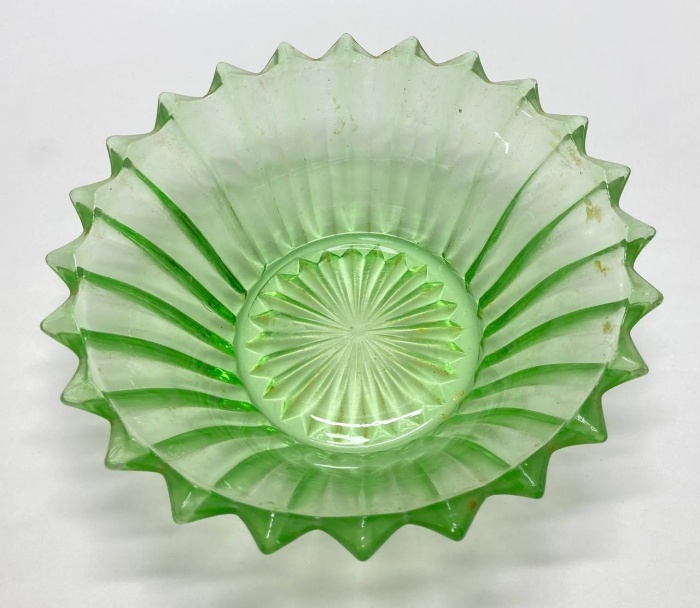 Салатник фруктовница, цветное стекло, СССР