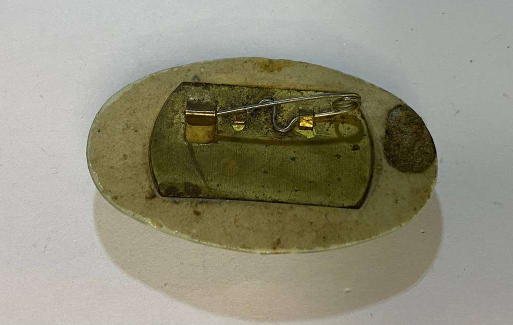 Брошь, фарфор, СССР, 1980-1990 гг