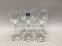 Рюмки 6 шт стекло, Кристал Богемия Чехия