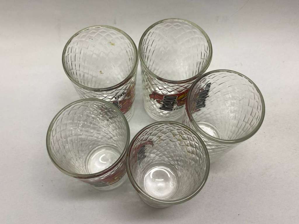 Набор стаканов 5 шт, стекло Год дракона