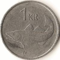 (№1981km27) Монета Исландия 1981 год 1 Kroacute;na (ХПК)