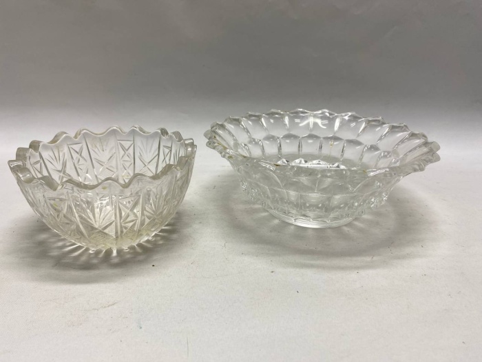 Салатник круглый хрусталь, 2 шт