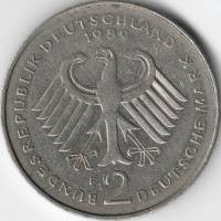 () Монета Германия (ФРГ) 1989 год   ""   Серебрение  VF