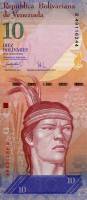 (2007) Банкнота Венесуэла 2007 год 10 боливаров "Гуайкайпуро"   UNC
