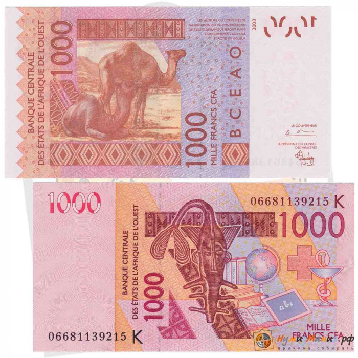 () Банкнота Западная Африка 2003 год   &quot;&quot;   UNC