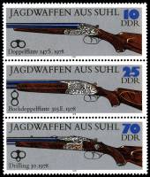 (1978-099) Лист (3 м) Германия (ГДР) "Ружья (2)"    Охотничьи ружья III Θ