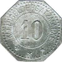 (№1917) Монета Германия 1917 год 10 Pfennig