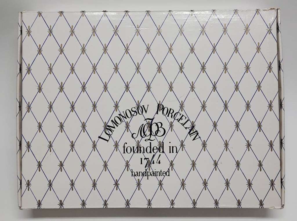 Чайный сервиз, фарфор, ЛФЗ, ручная работа, некомплект, 11 предметов (сост. на фото)