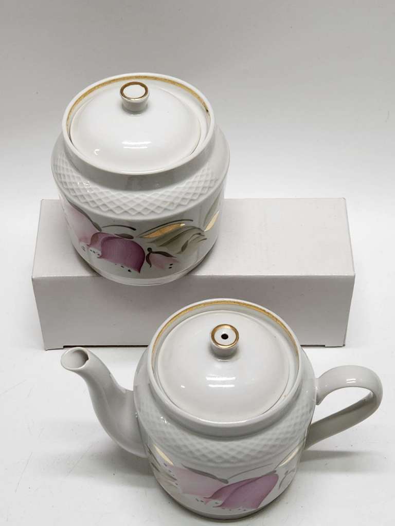 Чайник заварочный и сахарница Пролетарий