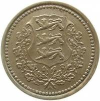 () Монета Эстония 1928 год 25  ""   Бронза, покрытая Некелем  UNC