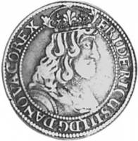 (№1653km47) Монета Норвегия 1653 год 1/2 Speciedaler
