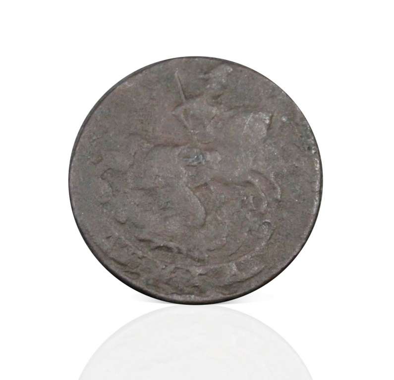 (1772, ЕМ) Монета Россия 1772 год 1/2 копейки   Деньга  VF