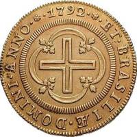 (№1787km225.1) Монета Бразилия 1787 год 4,000 Reacute;is