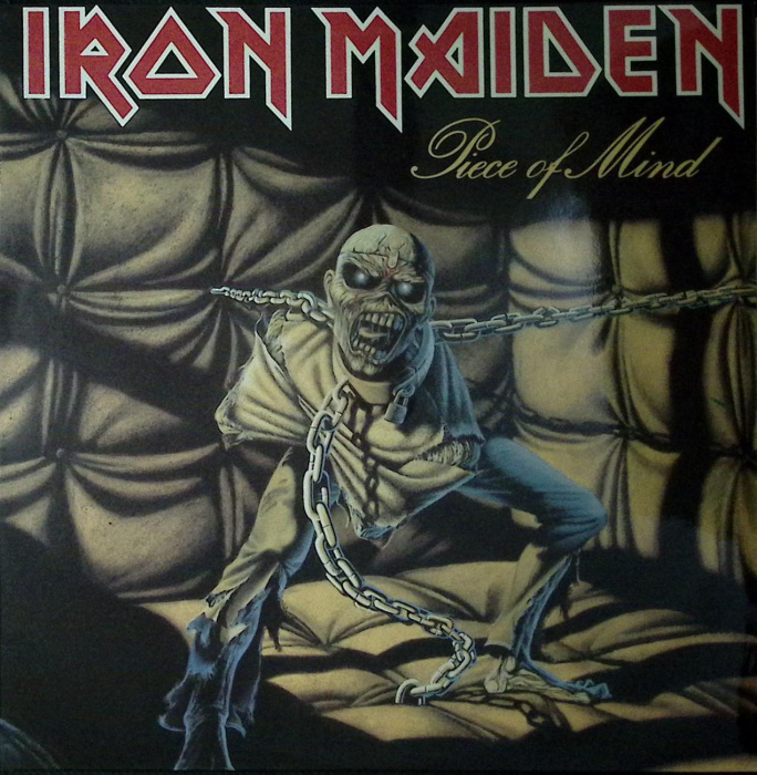 Пластинка виниловая &quot;Iron Maiden. Piece of mind&quot; Records 300 мм. (Сост. отл.)