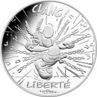 (2015) Монета Франция 2015 год 10 евро "Астерикс и цепи"  Серебро Ag 333  UNC