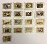 --  Набор марок Аджман 17 шт.  Гашёные , III Θ