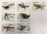 --  Набор марок Никарагуа 7 шт.  Гашёные , III Θ