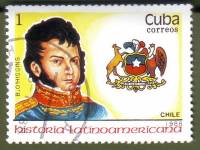 (1988-077) Марка Куба "О Хиггинс (Чили)"    История Латинской Америки III Θ