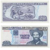 (,) Банкнота Куба 2013 год 20 песо "Камило Сьенфуэгос"   UNC
