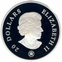 () Монета Канада 2007 год 20 долларов ""   PROOF