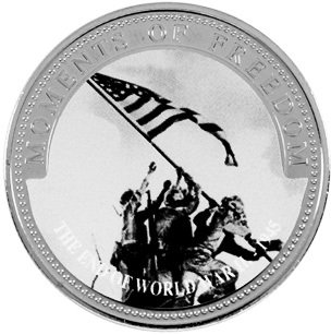 (2001) Монета Либерия 2001 год 10 долларов &quot;2-я мировая война&quot;  Медь-Никель  UNC