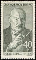 (1960-044) Марка Чехословакия "Оскар Недбал"   Деятели культуры III Θ