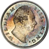 (№1835km450.3) Монета Индия 1835 год 1 Rupee
