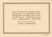 (№1920) Банкнота Австрия 1920 год "20 Heller"