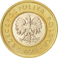 () Монета Польша 1994 год 2  ""   Биметалл  UNC