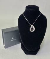 Подвеска серебро 925 пр 8 гр цирконий Preciosa Чехия в подарочной коробке