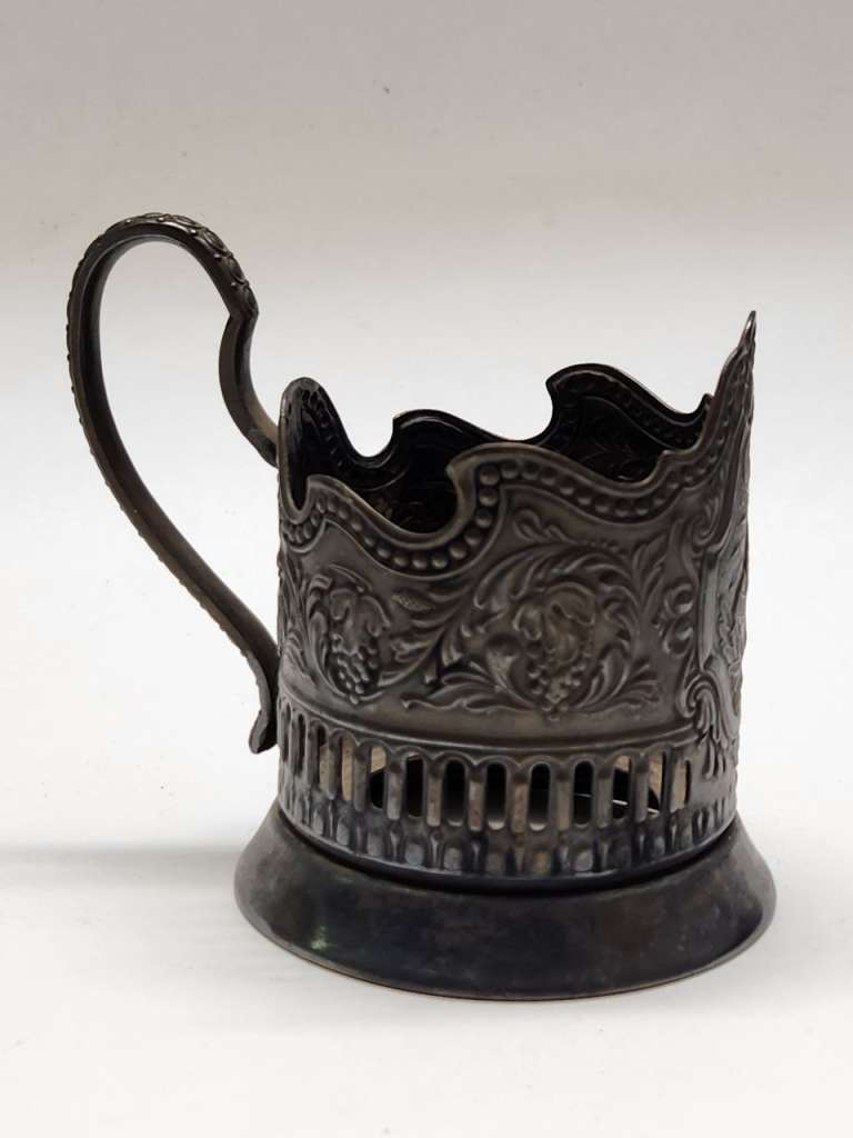 Подстаканник Кольчугино Советский космос Спутник Кремль винтаж СССР