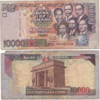 (2003) Банкнота Гана 2003 год 10 000 седи "Большая шестёрка"   F