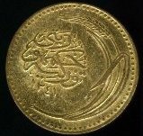 (№1921km830) Монета Турция 1921 год 100 Para