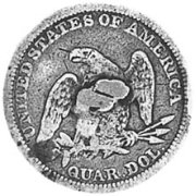 (№1872km4.3R(R4.3)) Монета Куба 1872 год 25 Centavos (Countermarked Coinage (Decimal Issue))