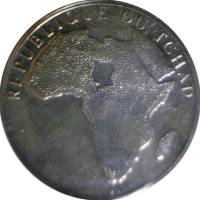 () Монета Чад 1970 год 200  ""   Биметалл (Серебро - Ниобиум)  UNC