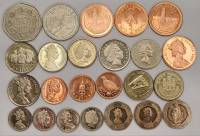 Набор монет Гибралтар 24 штуки