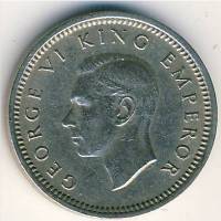 (№1947km7a) Монета Новая Зеландия 1947 год 3 Pence