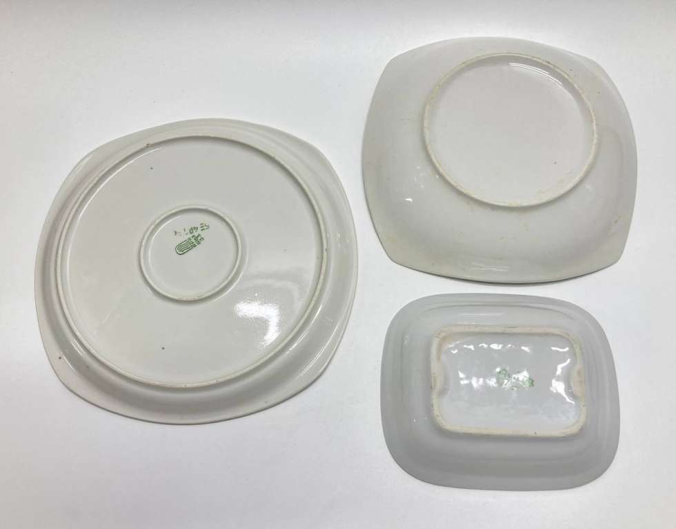 Блюда, салатники, сухарницы, 3 шт