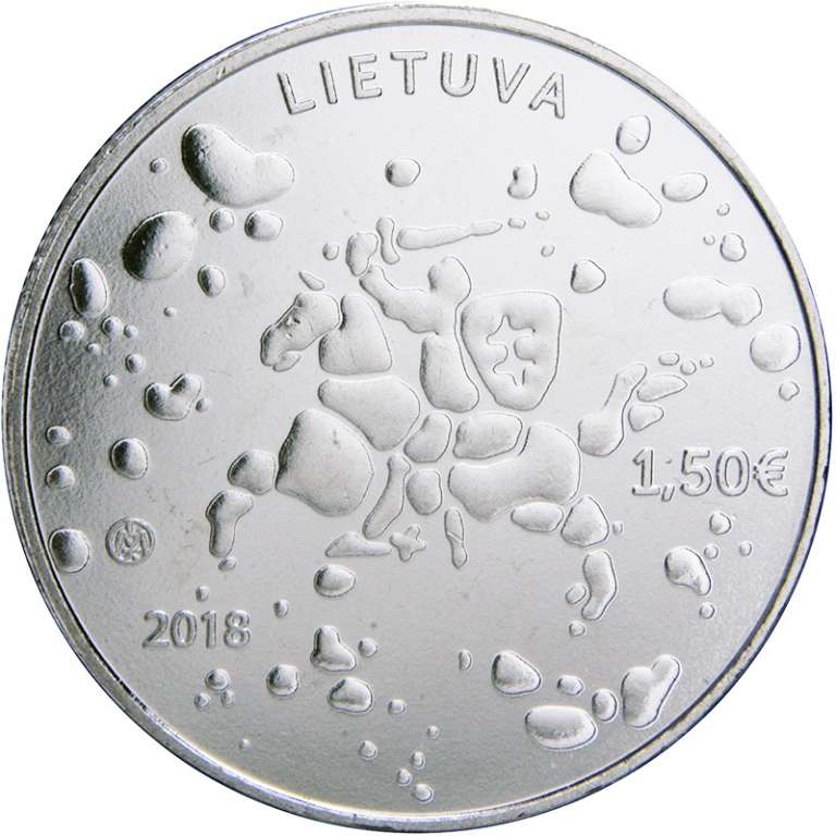 (2018) Монета Литва 2018 год 1 1/2 евро &quot;Иван Купала&quot;  Медь-Никель  UNC