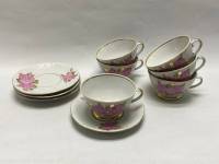 Чайный сервиз Светловодск 6 чашек, 4 блюдца