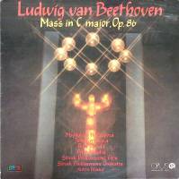 Пластинка виниловая "L. Bethoven. Mass in C major, op. 86" Opus 300 мм. (Сост. на фото)