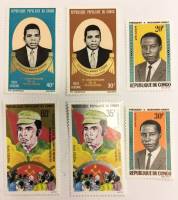 (--) Набор марок Конго "6 шт."  Негашеные  , III O