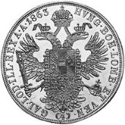 (№1860km2272) Монета Австрия 1860 год 4 Ducats (Торговля Чекана)