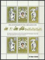 (№1978-293) Лист марок Свазиленд 1978 год "25-летие коронации королевы Елизаветы II", Гашеный