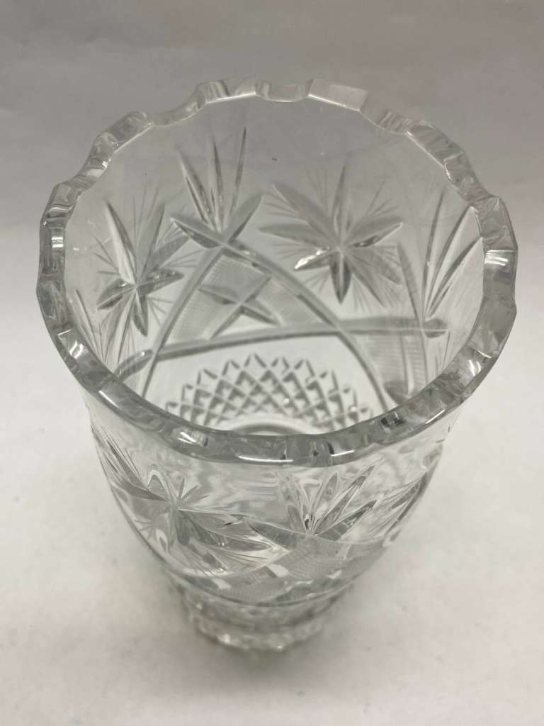 Ваза хрусталь СССР высота 21 см
