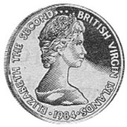 () Монета Британские Виргинские острова 1984 год 25  ""    AU