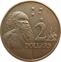 () Монета Австралия 1999 год 2 доллара ""   Бронза  UNC