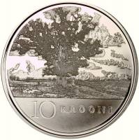 () Монета Эстония 2008 год 10 крон ""   PROOF